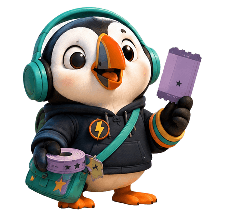 Ticket, the Events Puffin.